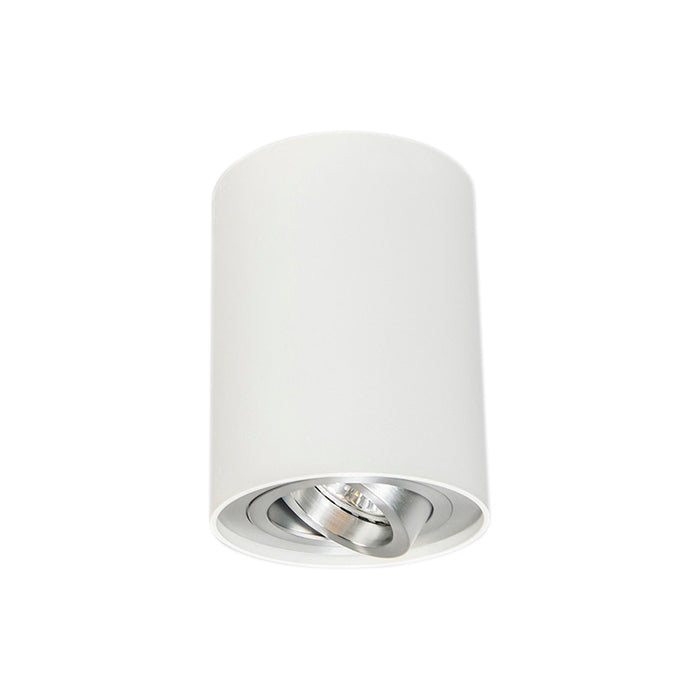 QAZQA Moderne spot wit en staal draai- en kantelbaar - Rondoo up