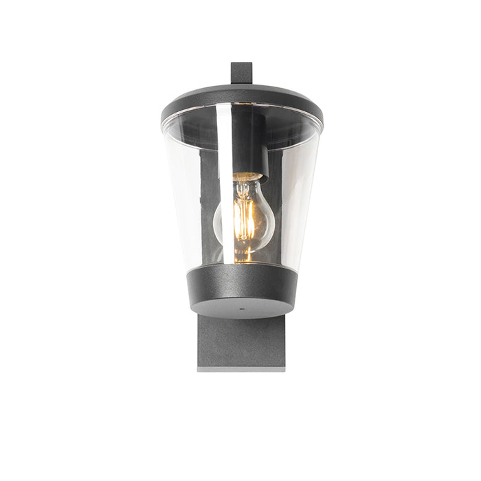 QAZQA Moderne buiten wandlamp zwart IP44 - Joren