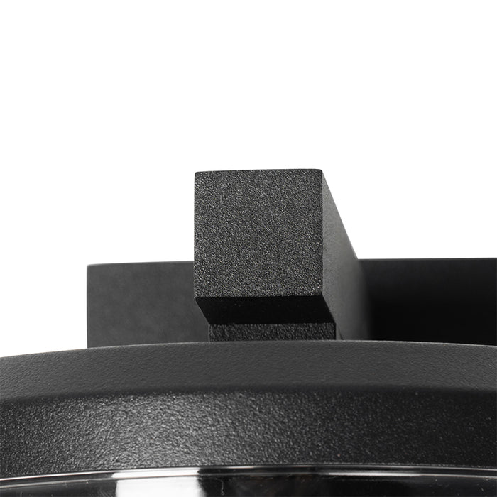 QAZQA Moderne buiten wandlamp zwart IP44 - Joren