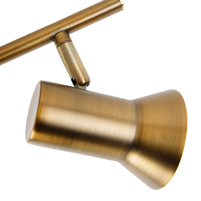 QAZQA Plafondspot brons draai- en kantelbaar - Karin 2