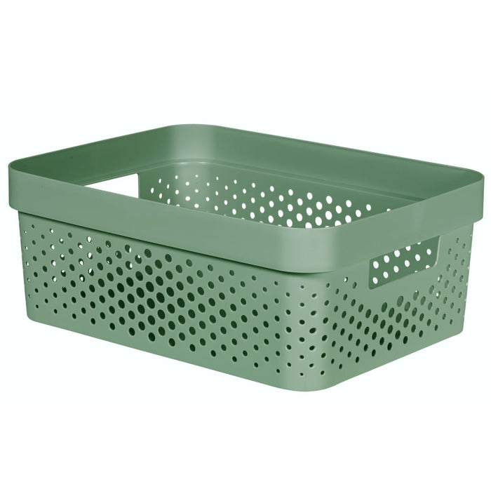 Curver Opbergboxen 4 st Infinity met deksel 4,5 L + 11 L groen