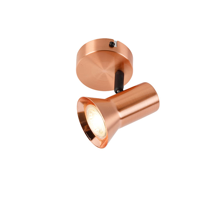 QAZQA Plafondlamp karin - Koper - Modern - L 130mm