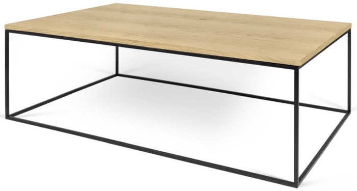 TemaHome Gleam Salontafel 120x75x40 - Eiken - Zwart Metaal