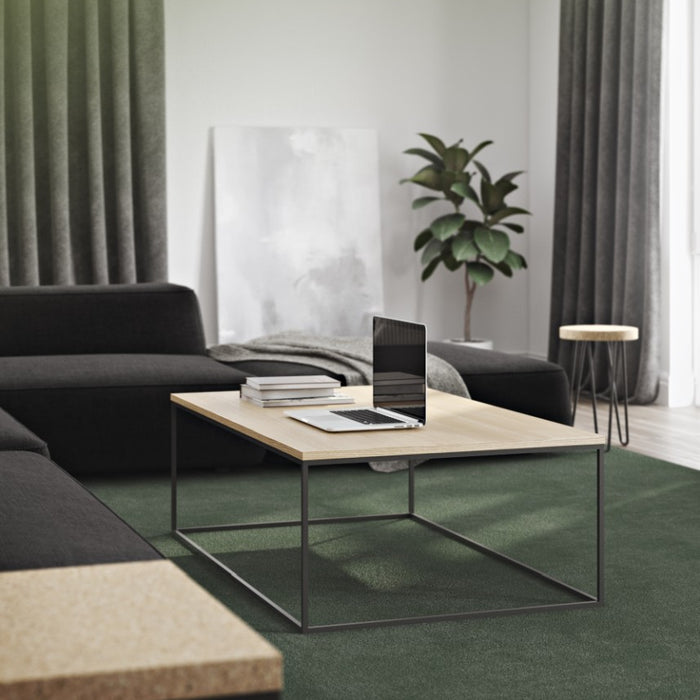 TemaHome Gleam Salontafel 120x75x40 - Eiken - Zwart Metaal