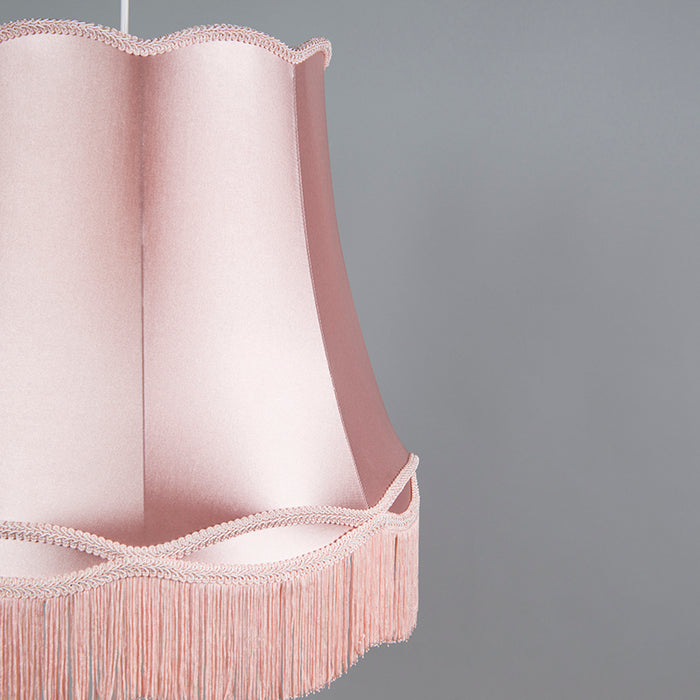 QAZQA Retro hanglamp roze 45 cm - Granny
