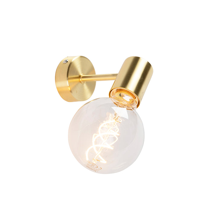 QAZQA Art deco wandlamp goud kantelbaar - Facil