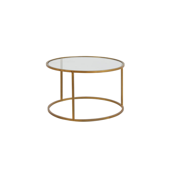 Light & Living Salontafel Duarte - Goud - Ø65+Ø75cm