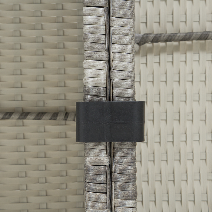 Beliani - RIETI - Verbindingsklemmen (6 stuks) - Zwart