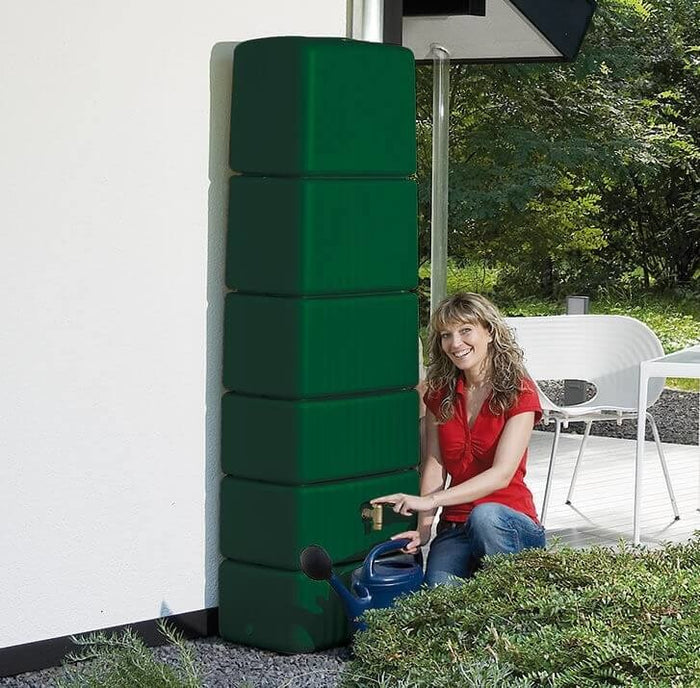 Garantia - Regenton Slim Groen 330 liter