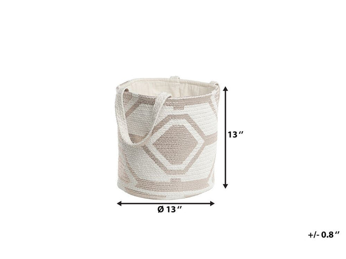 Beliani - HANWELLA - Mand - Wit - Katoen