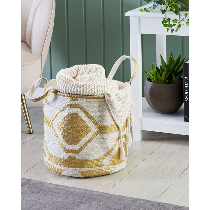 Beliani - HANWELLA - Mand - Wit - Katoen