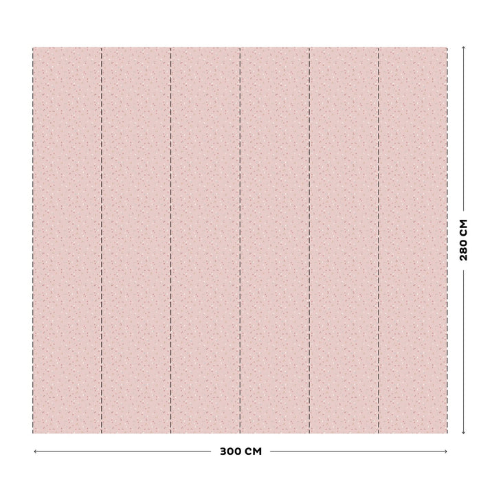 Little Dutch Little Pink Flowers Fotobehang - Bloemen - 2,80x3m - Roze