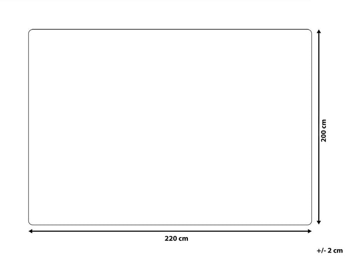 Beliani - SAMUR - Plaid - Roze - 200 x 220 cm - Polyester