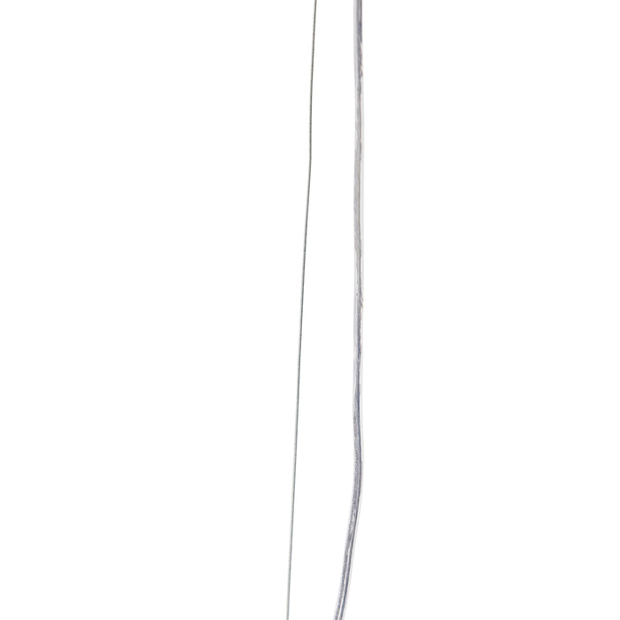 QAZQA Moderne hanglamp staal zonder kap - Cappo