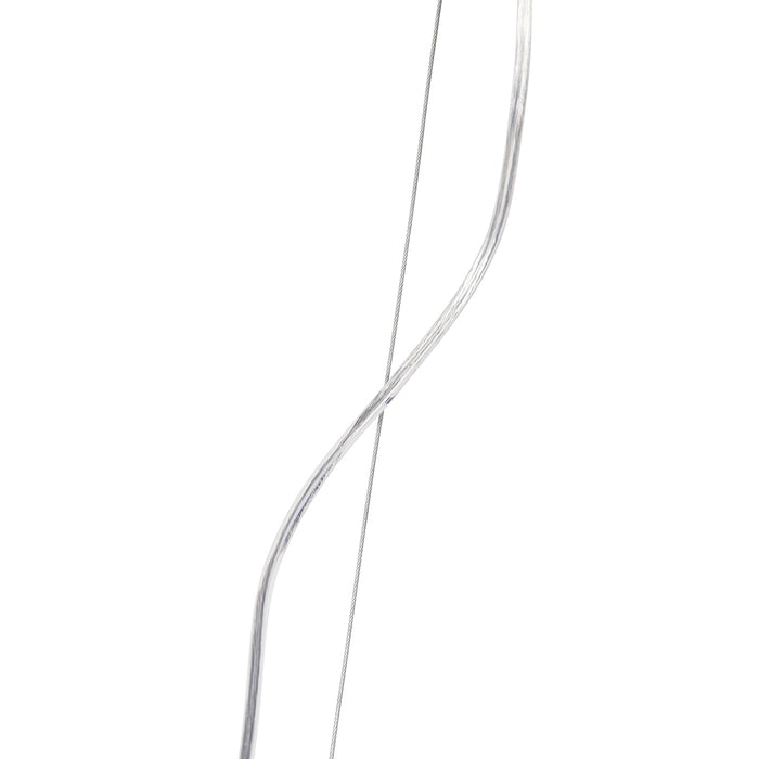 QAZQA Moderne hanglamp staal zonder kap - Cappo