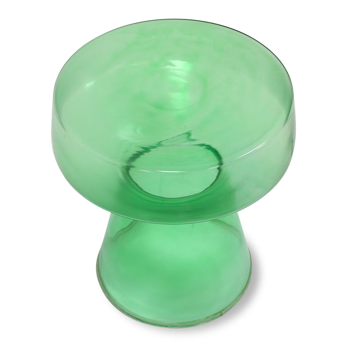HKliving Glass Bijzettafel - groen