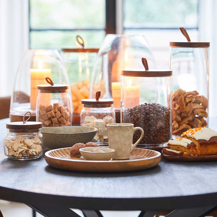 Riverdale - Windlicht Pip transparant 28cm - Transparant