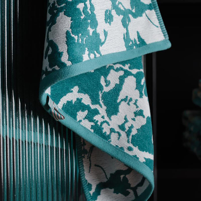 Beddinghouse x Van Gogh Museum Fleurir Handdoek 50 x 50 cm - Blauw