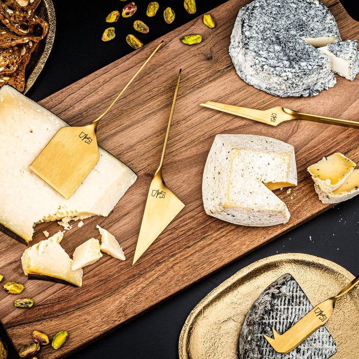 Style de Vie kaasmessenset 6-delig, goud