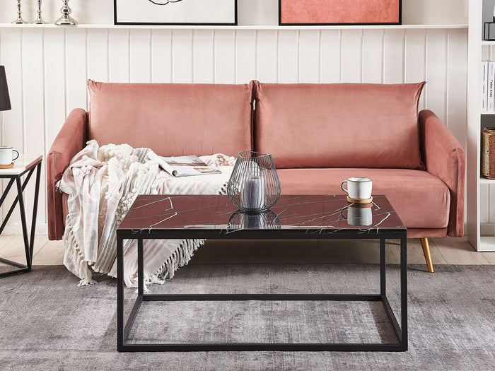 Beliani - DELANO - Salontafel - Zwart - MDF