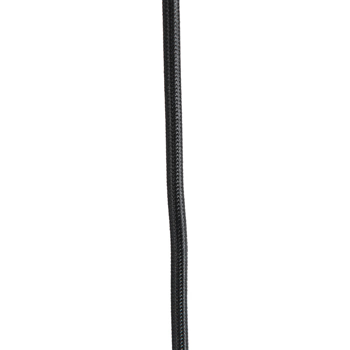 QAZQA Industriële hanglamp zwart met goud 50 cm - Magna Eco