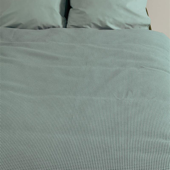 At Home by Beddinghouse Relax Dekbedovertrek 240 x 200/220 cm - Grijs/Groen