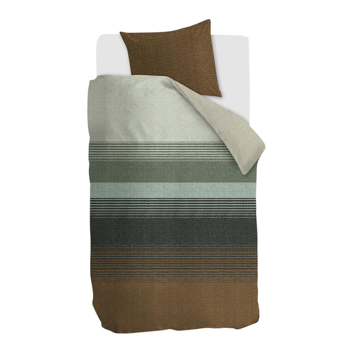 Beddinghouse Bruno Dekbedovertrek 140 x 200/220 cm - Groen