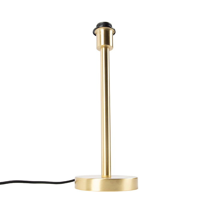 QAZQA Klassieke tafellamp messing zonder kap - Simplo