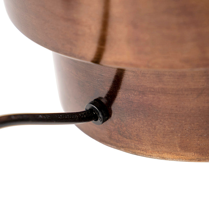 QAZQA Art deco tafellamp met kap wit 50 cm - Bruut