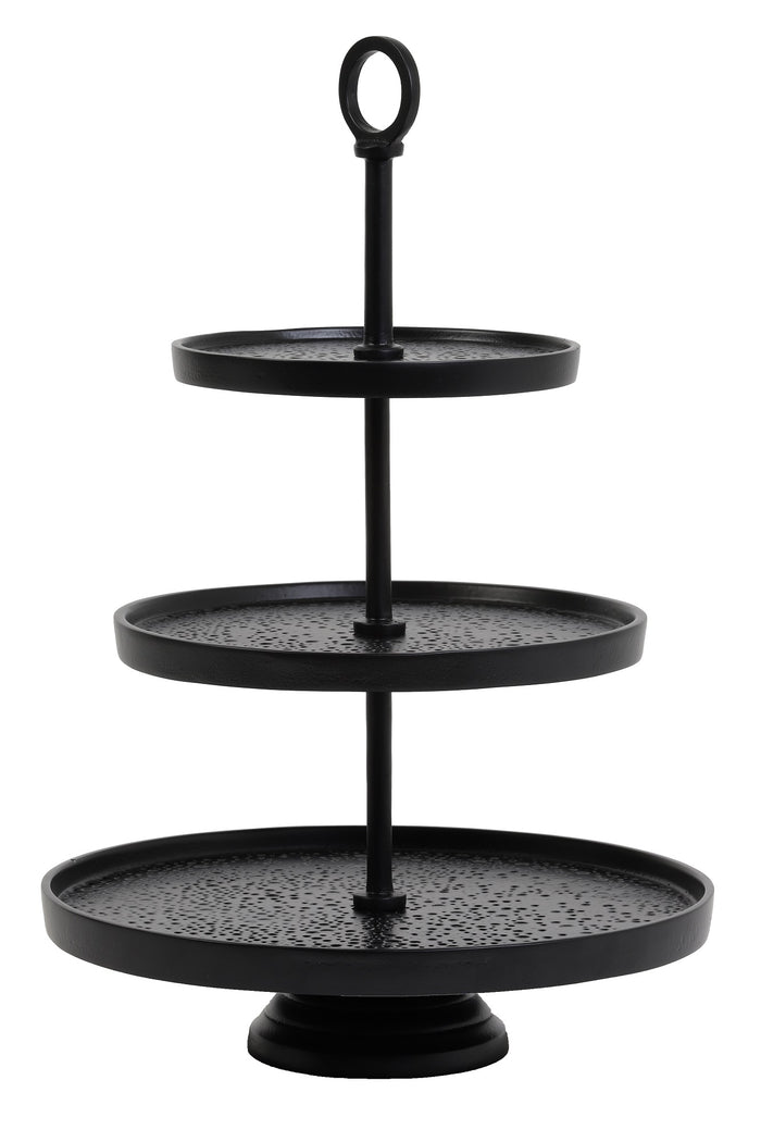 Light & Living Etagère Lutek - Zwart - 3 Laags
