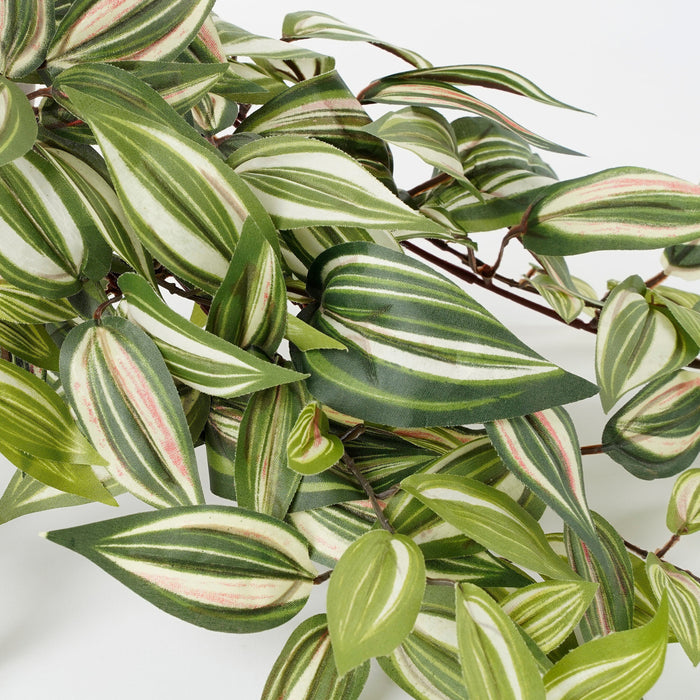 Mica Decorations Tradescantia Kunst Hangplant - H45 x Ø25 cm - Groen