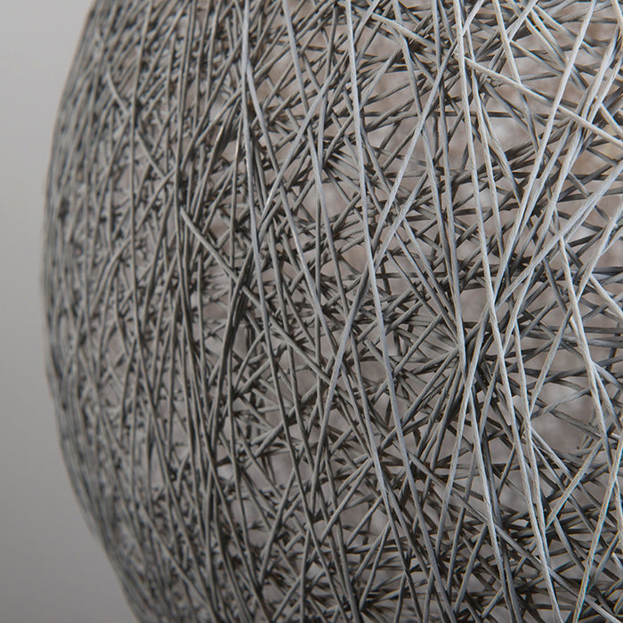 QAZQA Hanglamp corda - Grijs - Design - D 450mm