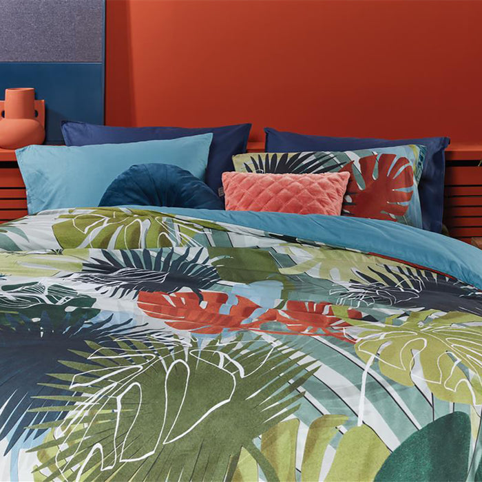 Beddinghouse Paper Leaves Dekbedovertrek 200 x 200/220 cm - Multicolor