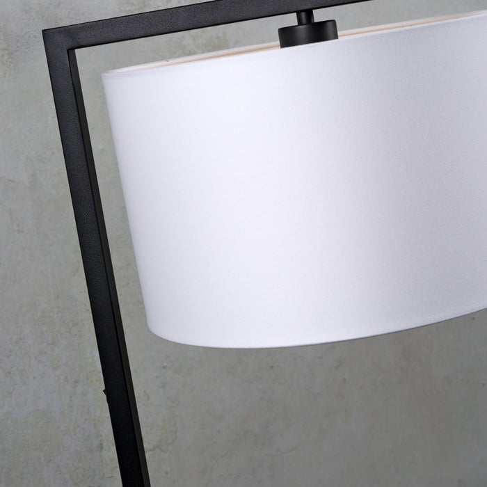 it's about RoMi Boston Vloerlamp Ø 32 cm - Zwart / Wit