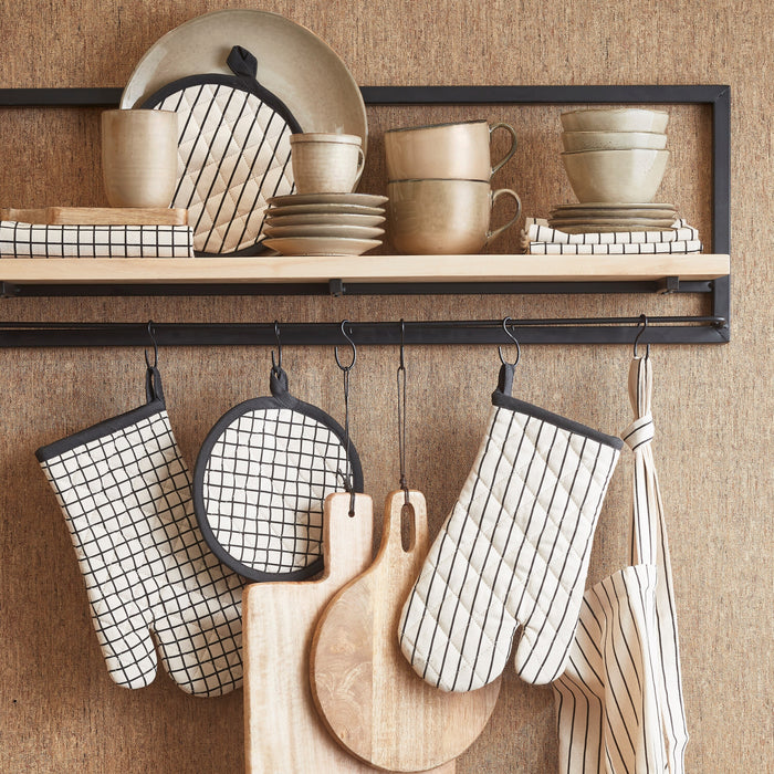 Mica Decorations Colet Pannenlap 2 st. - Zwart