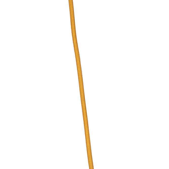 QAZQA Retro hanglamp geel velours met franjes - Frills