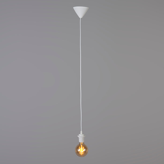 QAZQA Retro hanglamp crème 45 cm - Granny