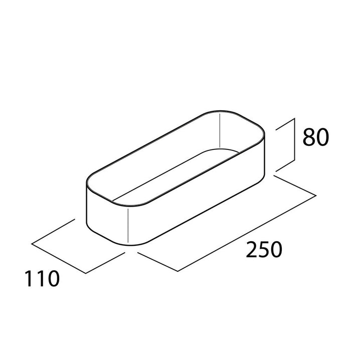 Tiger 2-Store Wandrek / Douchemand 25 cm - Zwart