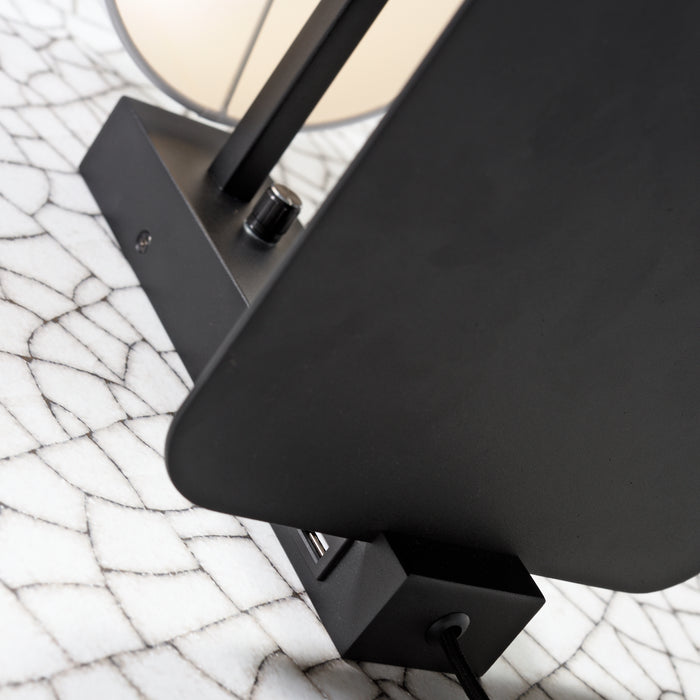 it's about RoMi Florence Wandlamp H 42 - Zwart / Zwart