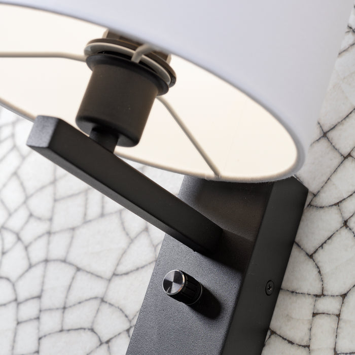 it's about RoMi Florence Wandlamp H 42 cm - Zwart / Beige