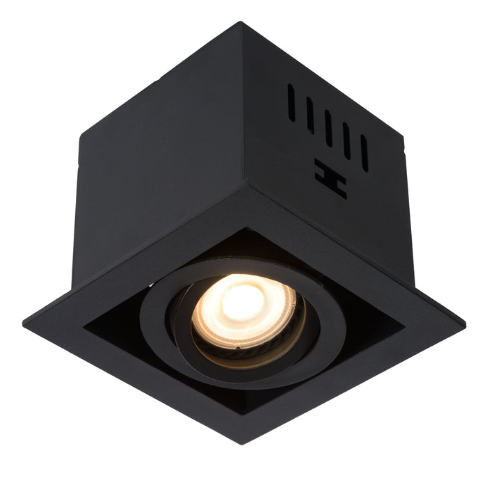 Lucide CHIMNEY - Inbouwspot - 1xGU10 - Zwart