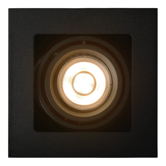 Lucide CHIMNEY - Inbouwspot - 1xGU10 - Zwart