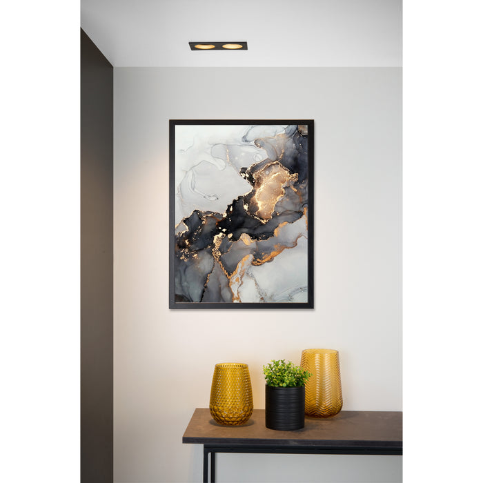 Lucide EMBED - Inbouwspot - 2xGU10 - Zwart