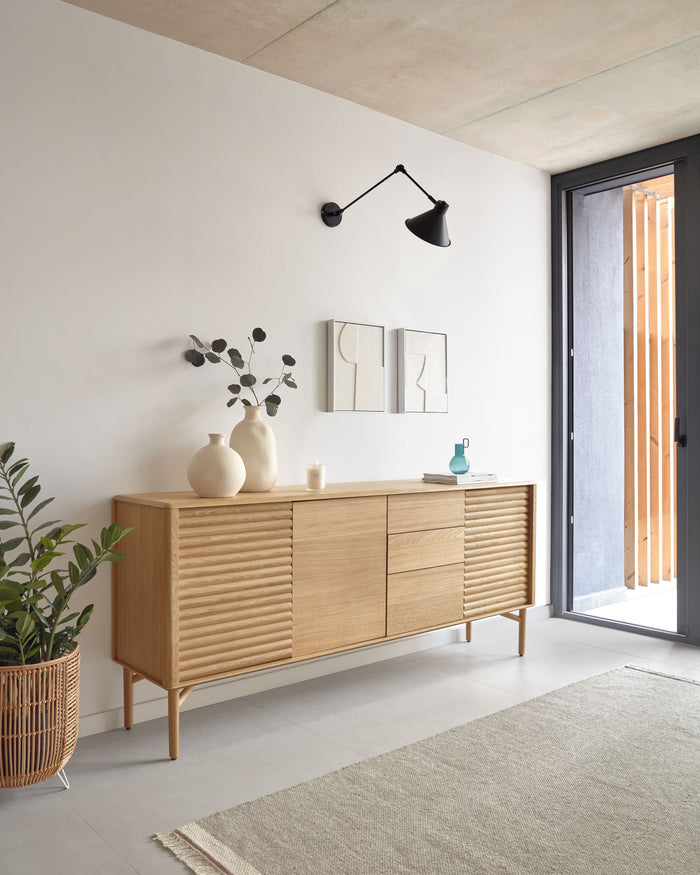 Kave Home - Cecira natuurvezelpot Ø 35 cm