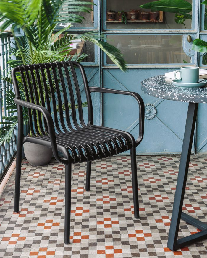 Kave Home - Isabellini tuinstoel zwart