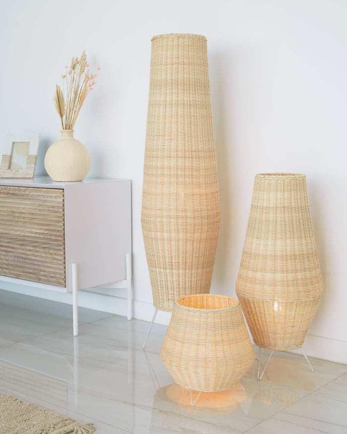 Kave Home - Fotolijst Uria in wit marmer en beige steen 23 x 18 cm