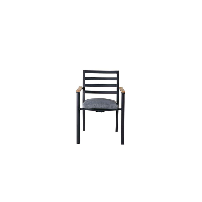 Venture Home Brasilia Eetkamerstoel 60 x 87 x 56 - Zwart - 2-pack