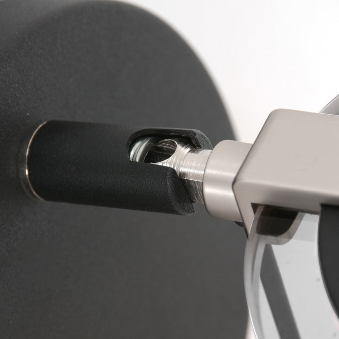 Steinhauer Turound wandlamp zwart glas kapdiameter: 11 cm