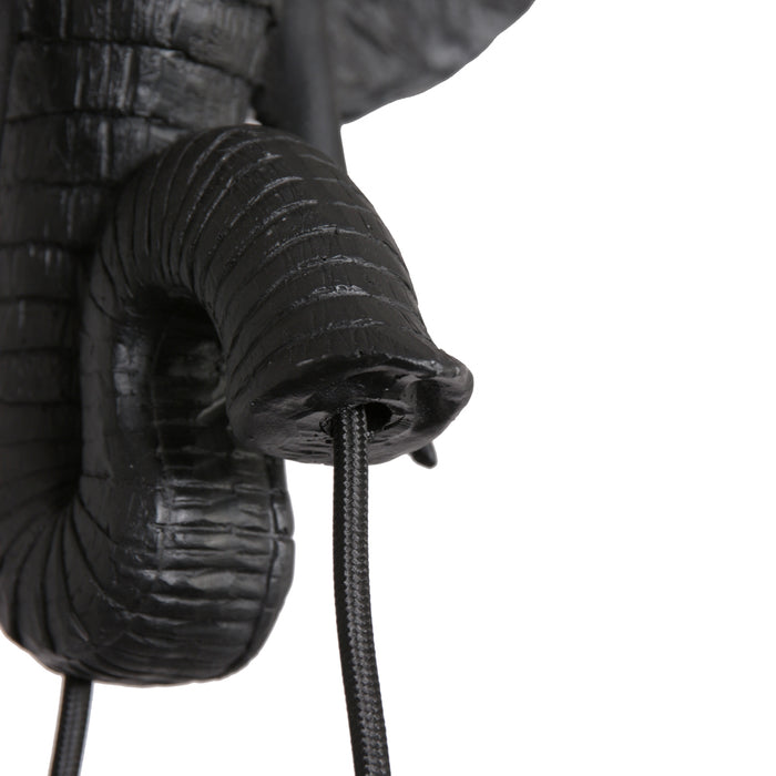 Light & Living Light&living Wandlamp 35x13x36 cm ELEPHANT mat zwart