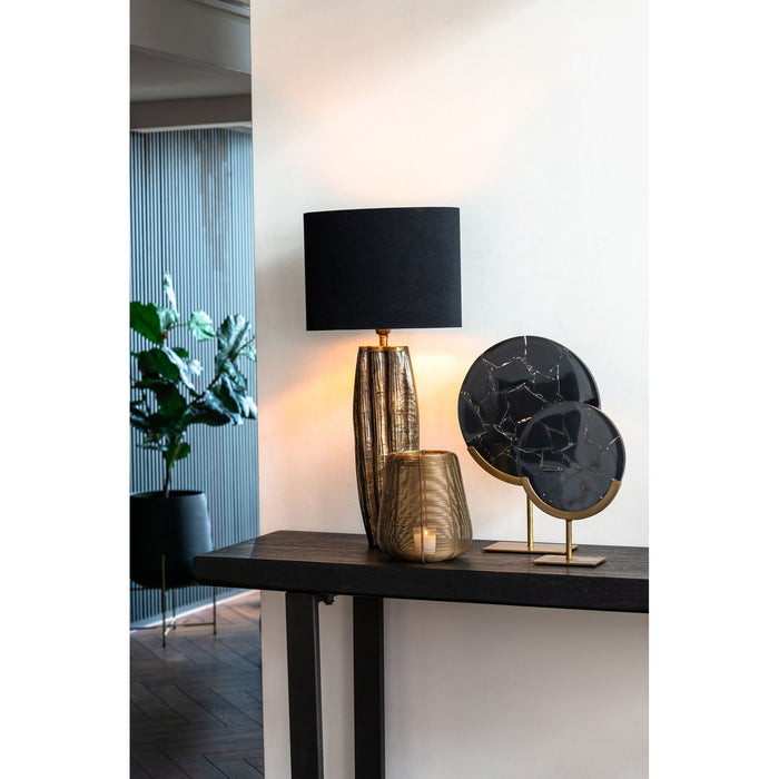Light & Living Windlicht Adeta - Goud - Ø22,5cm